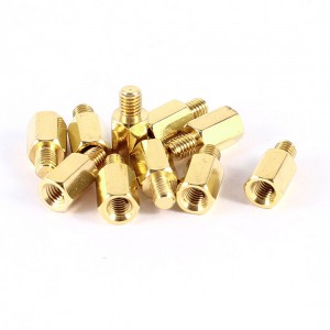 10 Pcs PC PCB Motherboard Brass Standoff Hexagonal Spacer M3 7+4mm