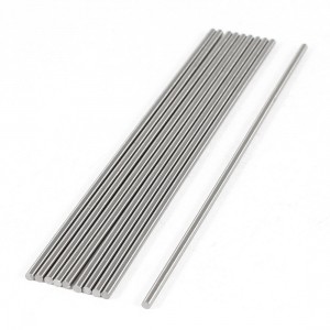 10pcs Gray Tungsten Steel Round Turn Lathe Bars 1.8mm x 100mm