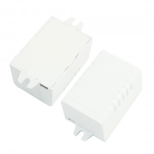 2PCS White Plastic Surface Mounted 40x27x23mm Electronic Junction Box
