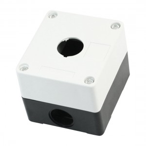 20mm Wire Outlet Single Hole Plastic Push Button Switch Box 78mm x 72mm x 65mm