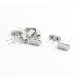 8pcs Silver Tone Metal Shell DIP Crystal Oscillator 20MHz 20PF for PC