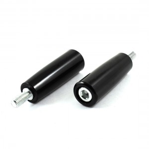 Milling Machine Screw On Type 8mm Male Threaded Revolving Handle Hand Grip