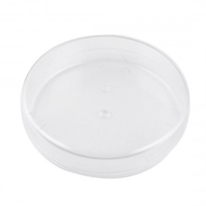 90mm x 22mm Flat Bottom Round Sample Cell Culture Petri Dish w Cover