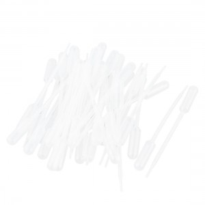 Chemical Lab Squeeze Type Disposable Graduated Pipettes 1ML 100 Pcs