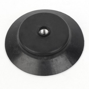 8mm Female Thread Rubber Vacuum Equipment Suction Cup Sucker 8cm Dia