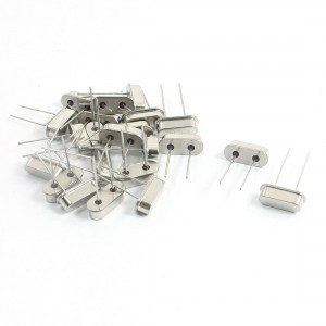 22Pcs 20.000MHz 20PF HC-49S 2Pins Silver Tone Crystal Oscillators
