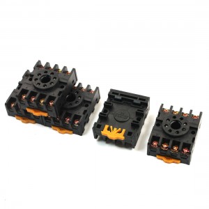 5pcs PF083A 8 Pins Screw Terminals Power Relay Socket Base for JTX-2C DH48S