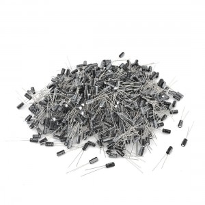 1000 Pcs 4mm x 7mm 10UF 25V Polarized Radial Electrolytic Capacitor