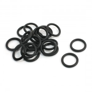 20 Pcs 15mm x 2mm Black Flexible Rubber Oil Seal Filter O Rings Gaskets