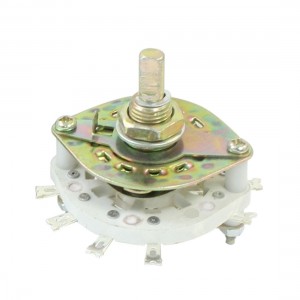 2P4T 2 Pole 4 Position 1 Deck 10 Pins Band Channael Rotary Switch