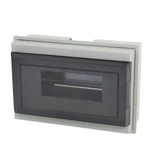 22.5cm x 15.5cm x 8.5cm 4-6 Positions Gray Plastic Electrical Distribution Box
