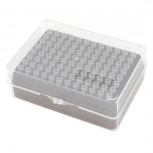Covered Pipettor Tip Rack Holder Case Pipette Tips 10ul Set for Lab