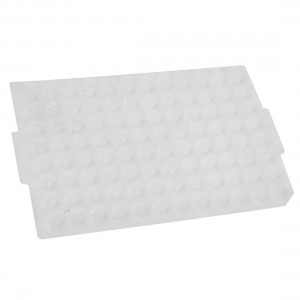 PP Clear 96 Round Shape Hole Well PCR Plate for DNA RNA Extraction