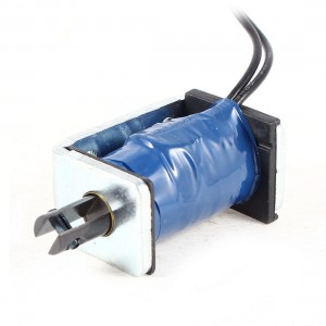 1mm 550g 6mm 100g Push Type Linear Lift Electromagnet Solenoid DC 8V 1.6A 12.8W