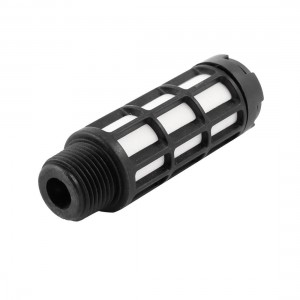 3/8" PT Male Threaded Pneumatic Exhaust Noise Absorb Plastic Silencer Muffler