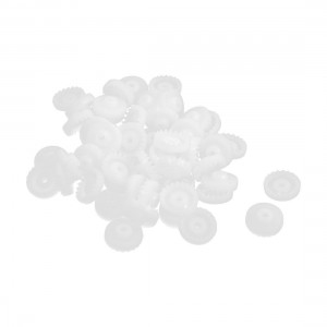 50 Pcs 11mm x 2mm Right Angle Steering Crown Gear for 2mm DIY Motor Drive Shaft