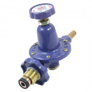 Replacement 1 Inlet 1 Outlet Liquefied LGP Gas Pressure Regulator Dark Blue