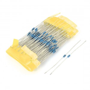 300 Pcs Axial Lead 1/6W 1/8W 1% 1K Ohm Flameproof Electronic Metal Film Resistor