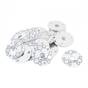 30PCS 32mm Dia Aluminum Base Plate DIY PCB Board for 3 x 1W/3W LED in Series