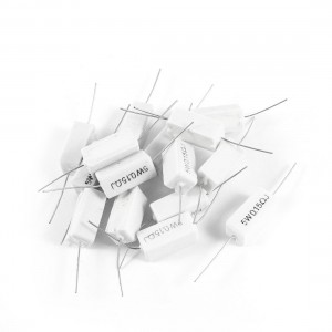 15 Pcs 5W Watt 0.15 Ohm 5% Ceramic Cement Power Resistor White