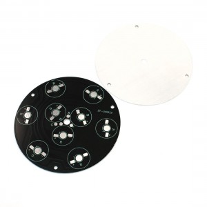 2PCS 10cm Dia Plate Aluminum PCB Circuit Board for 1W/3W RGB 9LEDs in Series