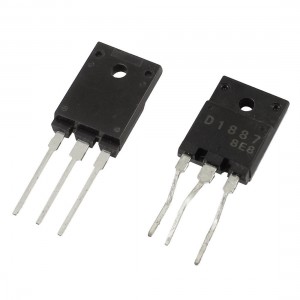 D1887 1500V 10A 3 Pin Semiconductor Silicon Transistor 2 Pcs