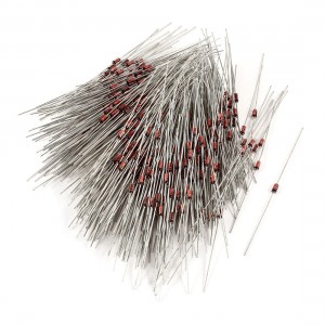 500 Pcs HZ5C1 DC 4.9-5.1V 1/2W Regulator Tubes Axial Zener Diodes