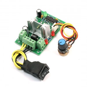 DC6-30V 200W CW Stop CCW Reversible PWM Motor Speed Controller Governor Module