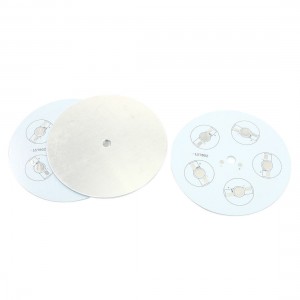3PCS 84mm Round Aluminum PCB Circuit Board for 5 x 1W/3W LED in Series