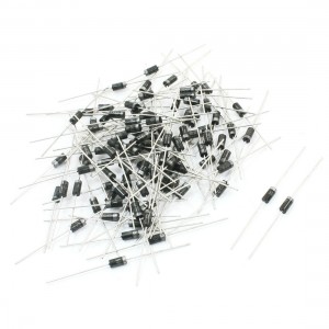 100Pcs 2.5mm x 5mm Through Hole Mounting Rectifier Diodes 1200V 1A IN4007