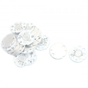 20 PCS 20mm Circle Aluminum PCB Circuit Board for 1W/3W High Power LED