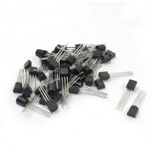 50pcs General Propose SS8050 40V 1.3A TO-92 Package PNP Transistor