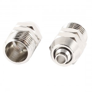 2pcs Industry 5mmx8mm Pneumatic Tube Quick Coupler Coupling Fitting 13mm Thread