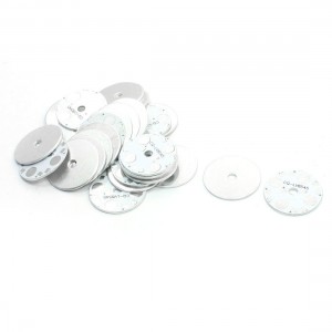 30PCS 28mm Dia Circle Aluminum PCB Circuit Board for 1W/3W 4LEDs in Series