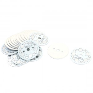 20PCS 40mm Round Aluminum PCB Circuit Board for 1W/3W 5LED Light in Series