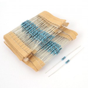 300 Pcs Axial Lead 0.25W 1% 1K Ohm Flameproof Electronic Metal Film Resistor