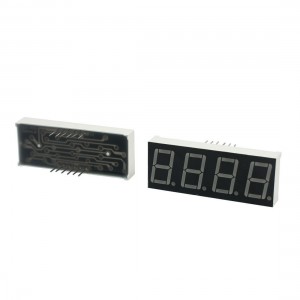 2Pcs 2" 12-Pin DIP 4-Bit Common Cathode Red LED Digital Tube Module