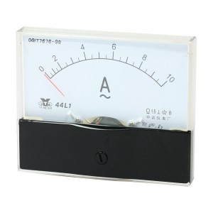 44L1 AC 0 -10A Plastic Case Vertical Mounted Pointer Analog Ammeter Amperemeter
