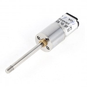 DC 6V 10RPM 4mm Threaded Shaft Cylinder Electric Geared Box Speed Reduce Motor