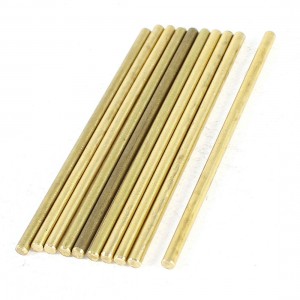 10 Pcs Car Model Toy DIY Brass Rod Axles Drive Rod Bar 2mm x 50mm