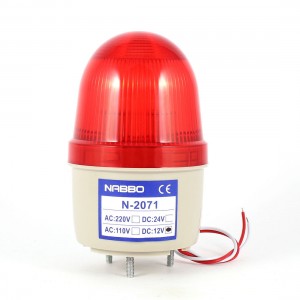 Industrial DC 12V Mini Red LED Flash Warning Light Bulb Signal Tower Lamp N-2071