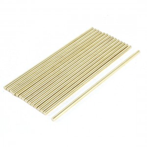 15 Pcs Car Model Toy DIY Brass Rod Axles Drill Rod Bar 3mm x 100mm