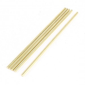5 Pcs Car Model Toy DIY Brass Rod Axles Drill Rod Bar 3mm x 120mm
