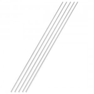 5 Pcs Car Model Toy DIY Stainless Steel Rod Axles Rod Bar 3mm x 300mm