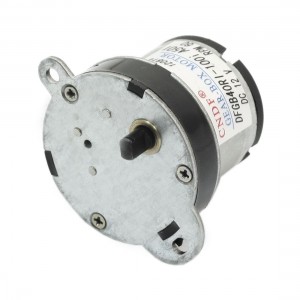 DC12V 60RPM 2Pins Connector 45mm Height Metal Plastic Gearbox Motor