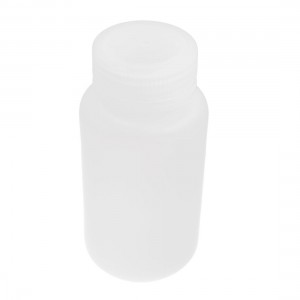 250ml 8 oz White Plastic Cylinder Shaped Chemical Reagent Bottle