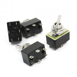 Spare Parts AC 110V 6A ON/OFF 2 Positions 6 Pin Toggle Switch KN3A 2X2 2pcs