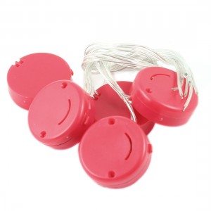5 x Fuchsia Wire Lead Holder Case for 2 x 3V CR2032 Cell Button Battery