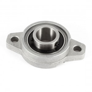 KFL003 17mm Shaft Mount Zinc-Aluminum Alloy Flange Pillow Block Bearing