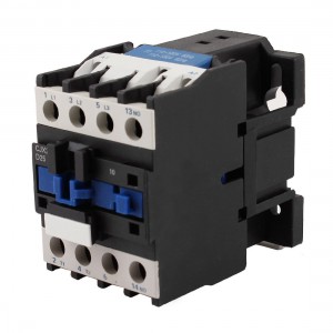 CJX2-2510 110V Coil 3 Poles 3P NO 35mm DIN Rail Mounting DIN Rail AC Contactor